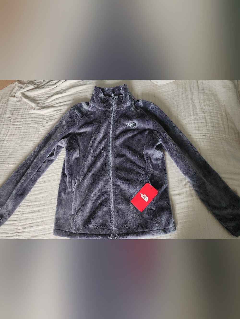 The North Face Women’s Osito 2 Plush Full-Zip Jacket - Charcoal Gray - W Large